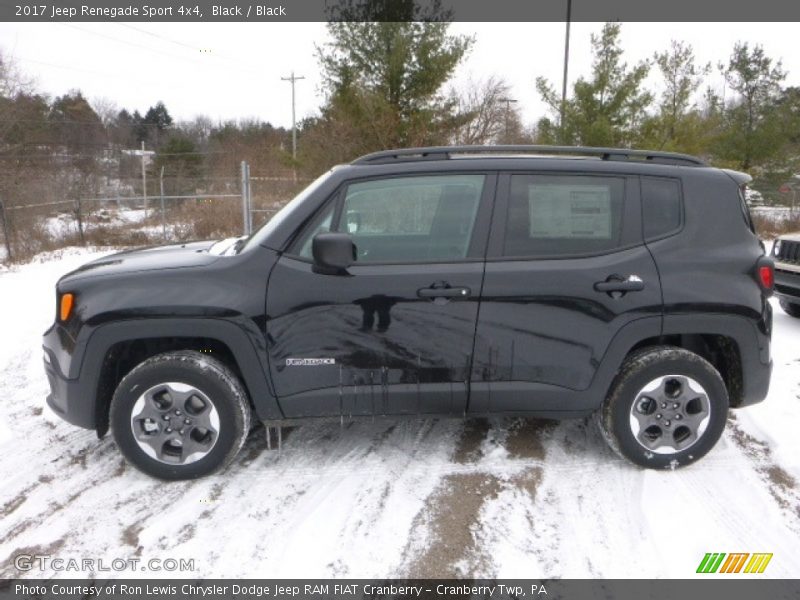 Black / Black 2017 Jeep Renegade Sport 4x4