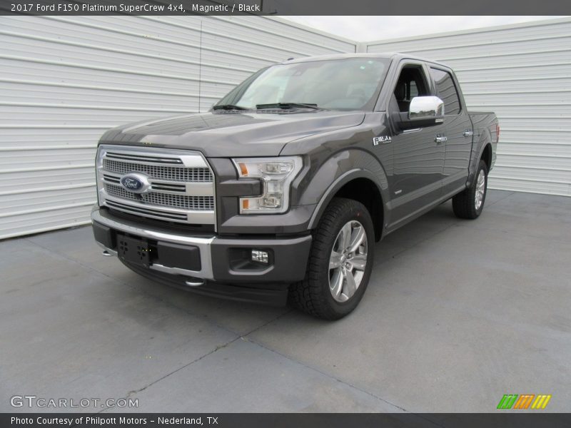 Magnetic / Black 2017 Ford F150 Platinum SuperCrew 4x4