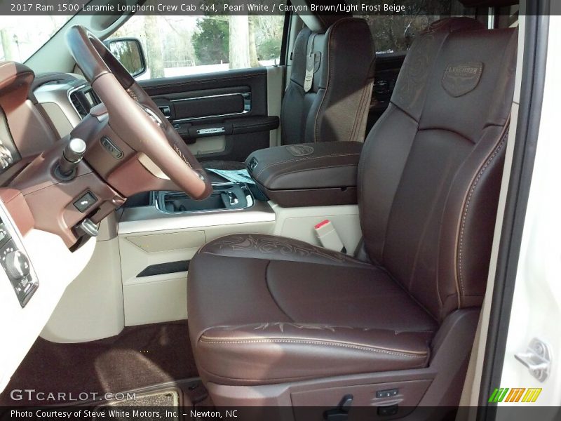 Front Seat of 2017 1500 Laramie Longhorn Crew Cab 4x4
