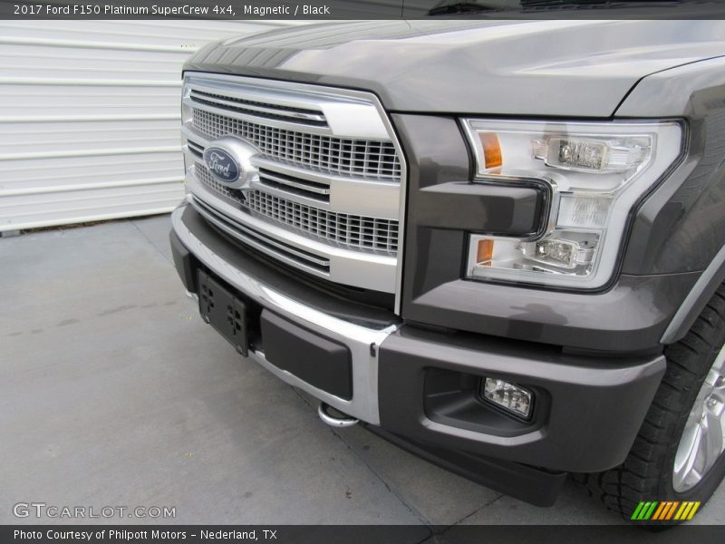 Magnetic / Black 2017 Ford F150 Platinum SuperCrew 4x4