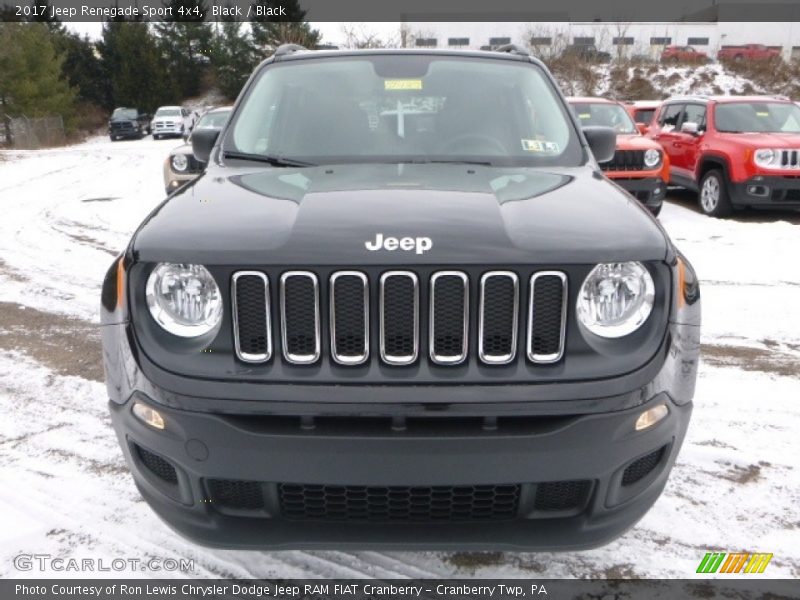 Black / Black 2017 Jeep Renegade Sport 4x4