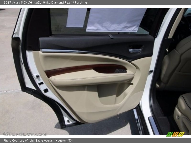 White Diamond Pearl / Parchment 2017 Acura MDX SH-AWD