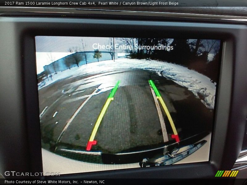 Pearl White / Canyon Brown/Light Frost Beige 2017 Ram 1500 Laramie Longhorn Crew Cab 4x4