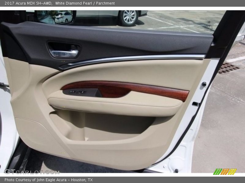 White Diamond Pearl / Parchment 2017 Acura MDX SH-AWD