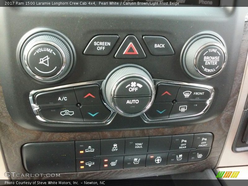 Controls of 2017 1500 Laramie Longhorn Crew Cab 4x4