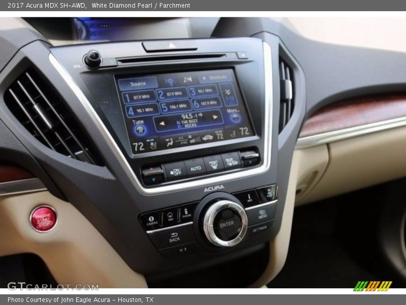White Diamond Pearl / Parchment 2017 Acura MDX SH-AWD
