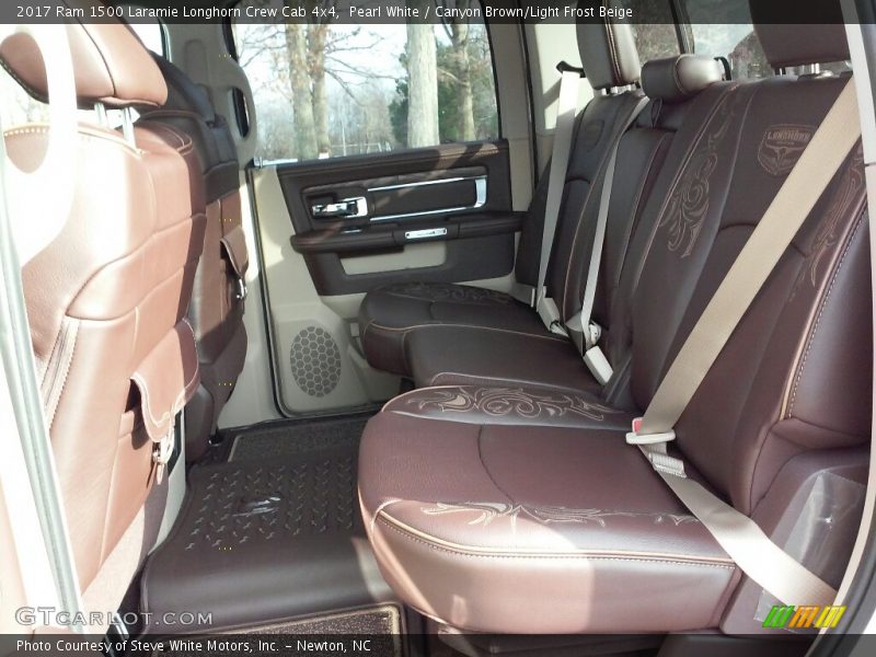 Rear Seat of 2017 1500 Laramie Longhorn Crew Cab 4x4