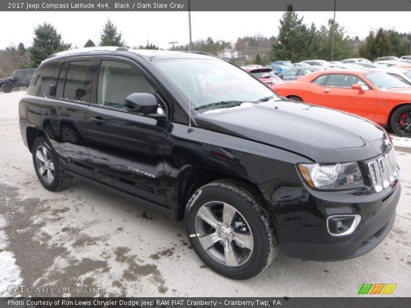 Black / Dark Slate Gray 2017 Jeep Compass Latitude 4x4