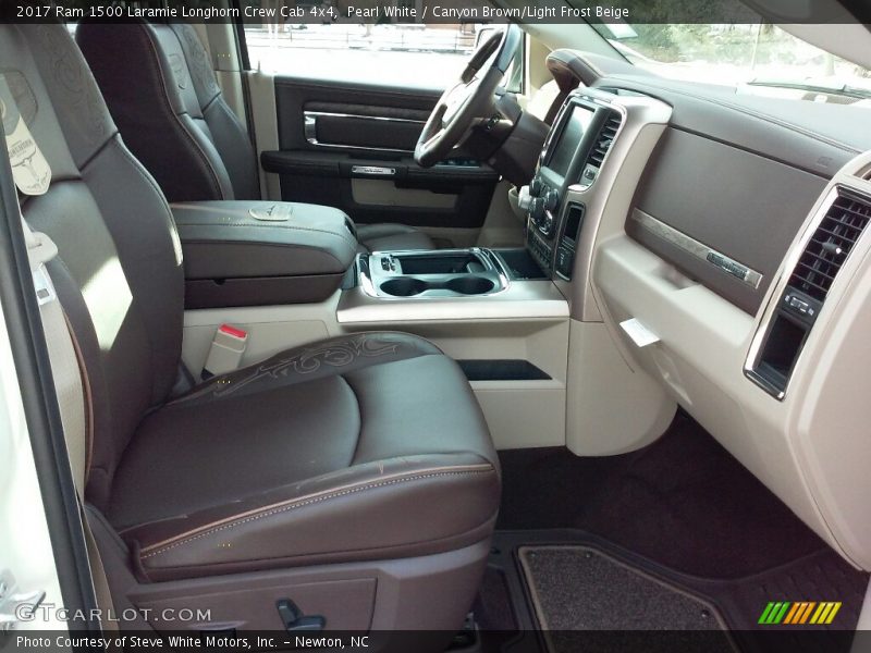 Front Seat of 2017 1500 Laramie Longhorn Crew Cab 4x4