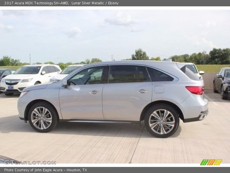 Lunar Silver Metallic / Ebony 2017 Acura MDX Technology SH-AWD