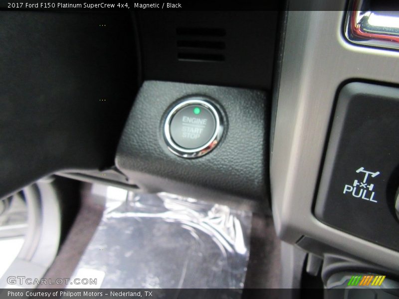 Magnetic / Black 2017 Ford F150 Platinum SuperCrew 4x4