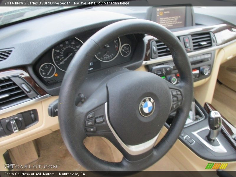 Mojave Metallic / Venetian Beige 2014 BMW 3 Series 328i xDrive Sedan