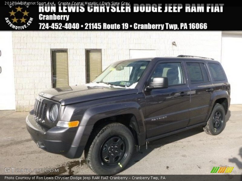 Granite Crystal Metallic / Dark Slate Gray 2017 Jeep Patriot Sport 4x4
