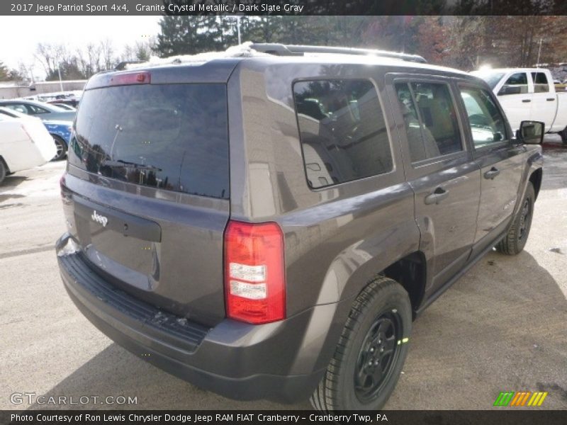 Granite Crystal Metallic / Dark Slate Gray 2017 Jeep Patriot Sport 4x4