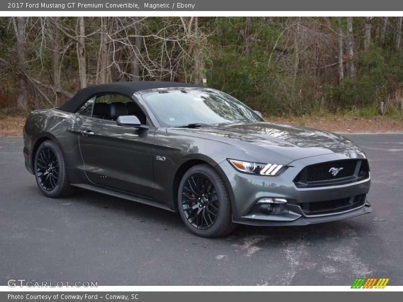 Front 3/4 View of 2017 Mustang GT Premium Convertible