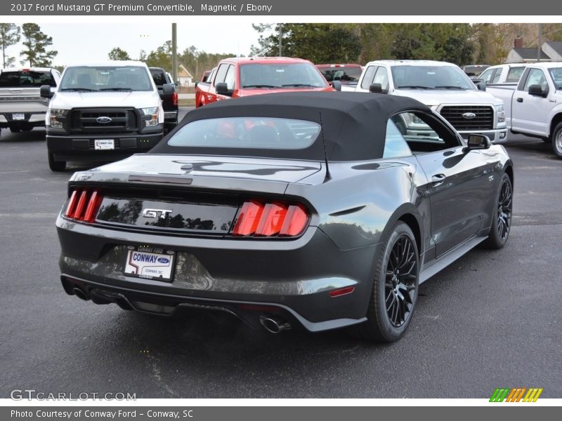 Magnetic / Ebony 2017 Ford Mustang GT Premium Convertible