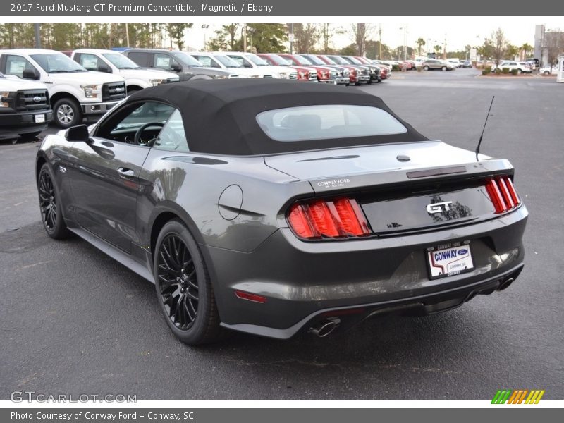 Magnetic / Ebony 2017 Ford Mustang GT Premium Convertible