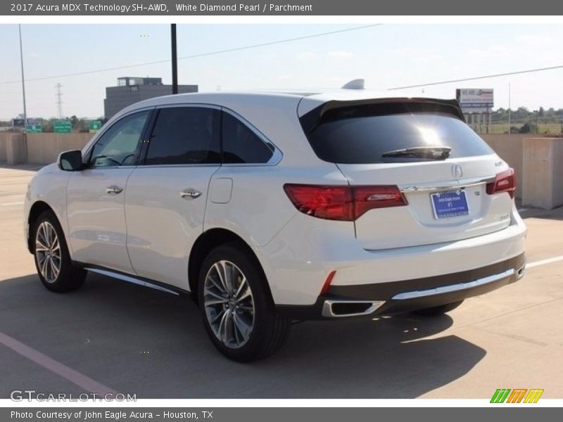 White Diamond Pearl / Parchment 2017 Acura MDX Technology SH-AWD