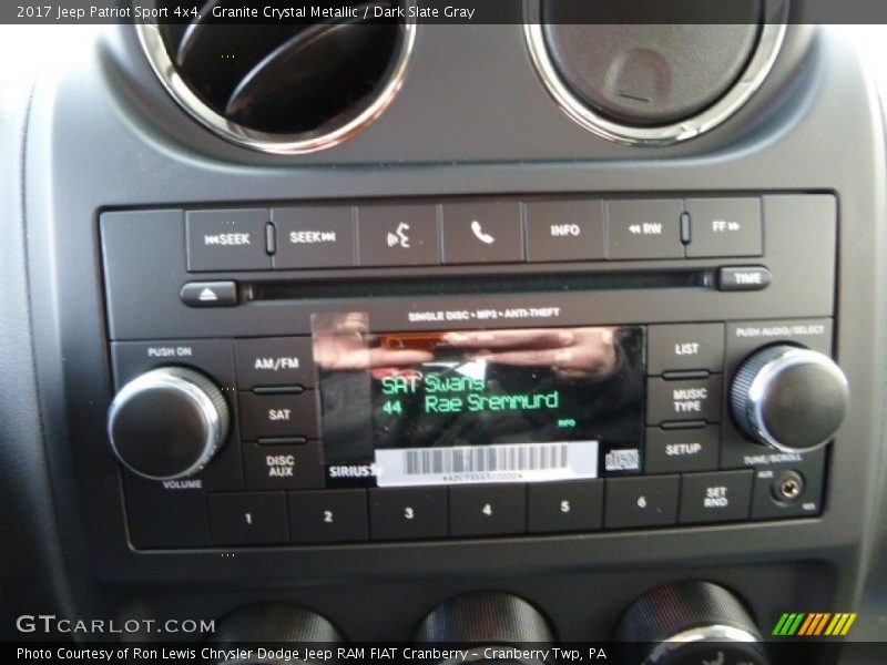 Granite Crystal Metallic / Dark Slate Gray 2017 Jeep Patriot Sport 4x4