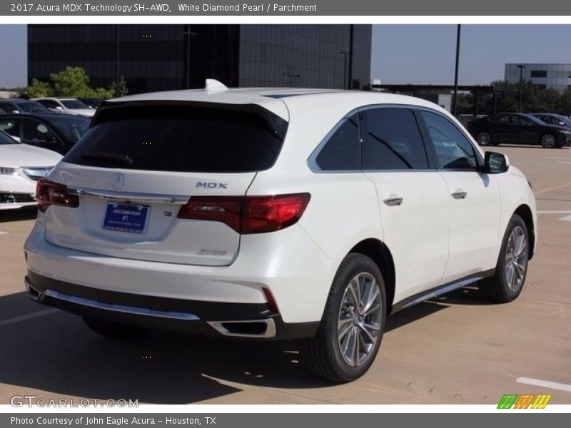 White Diamond Pearl / Parchment 2017 Acura MDX Technology SH-AWD