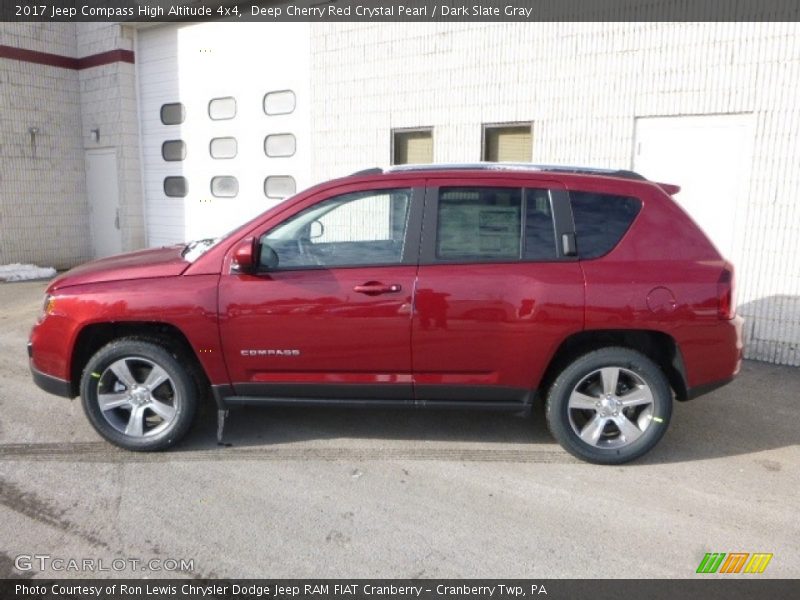 Deep Cherry Red Crystal Pearl / Dark Slate Gray 2017 Jeep Compass High Altitude 4x4