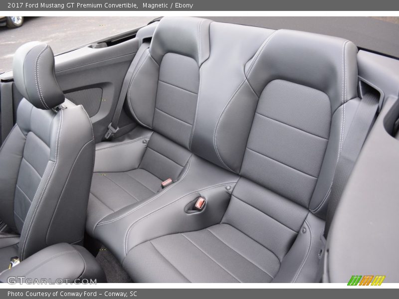 Rear Seat of 2017 Mustang GT Premium Convertible
