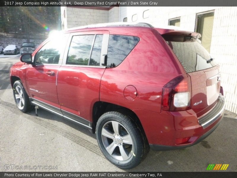 Deep Cherry Red Crystal Pearl / Dark Slate Gray 2017 Jeep Compass High Altitude 4x4