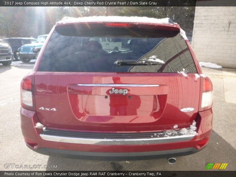 Deep Cherry Red Crystal Pearl / Dark Slate Gray 2017 Jeep Compass High Altitude 4x4