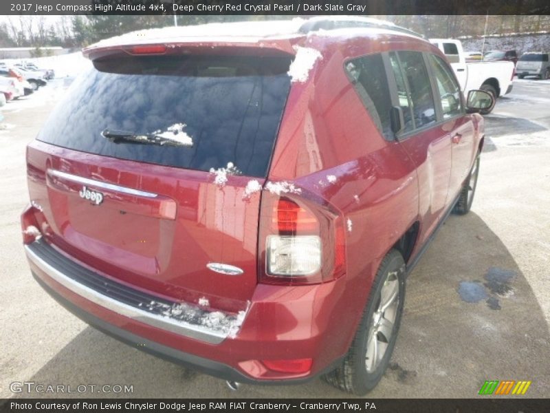 Deep Cherry Red Crystal Pearl / Dark Slate Gray 2017 Jeep Compass High Altitude 4x4