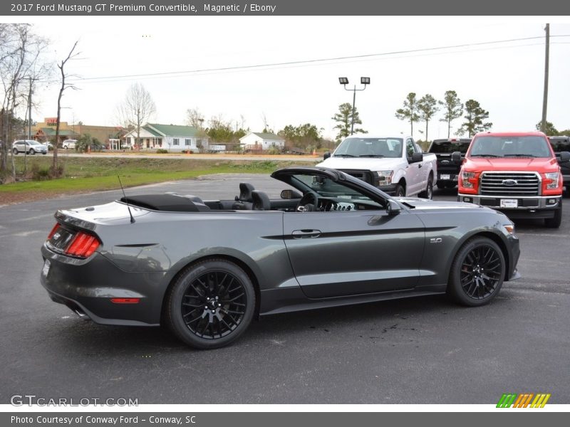Magnetic / Ebony 2017 Ford Mustang GT Premium Convertible