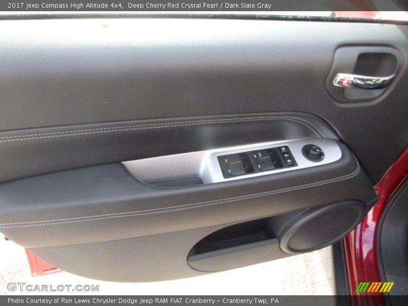 Deep Cherry Red Crystal Pearl / Dark Slate Gray 2017 Jeep Compass High Altitude 4x4
