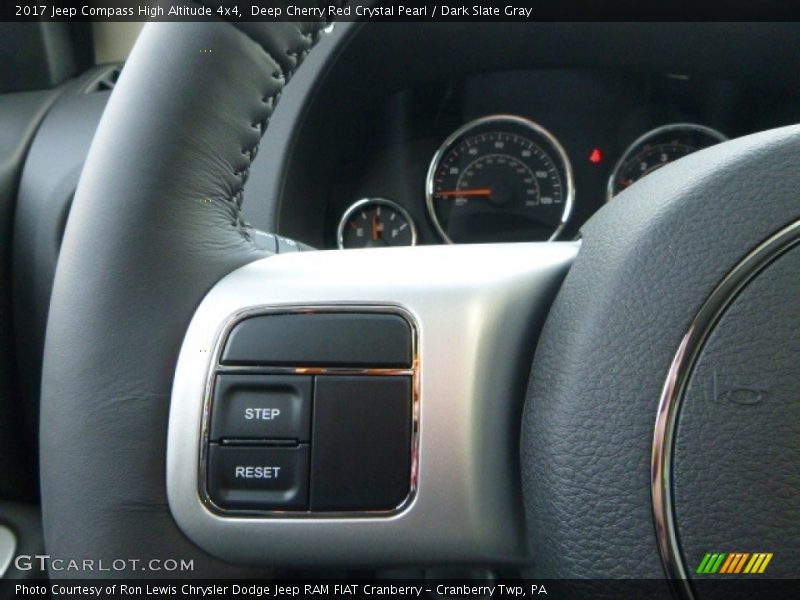 Deep Cherry Red Crystal Pearl / Dark Slate Gray 2017 Jeep Compass High Altitude 4x4