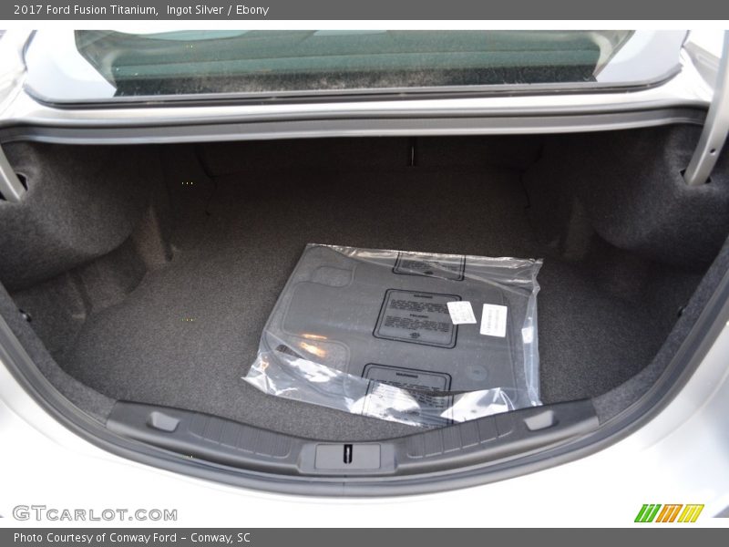 Ingot Silver / Ebony 2017 Ford Fusion Titanium