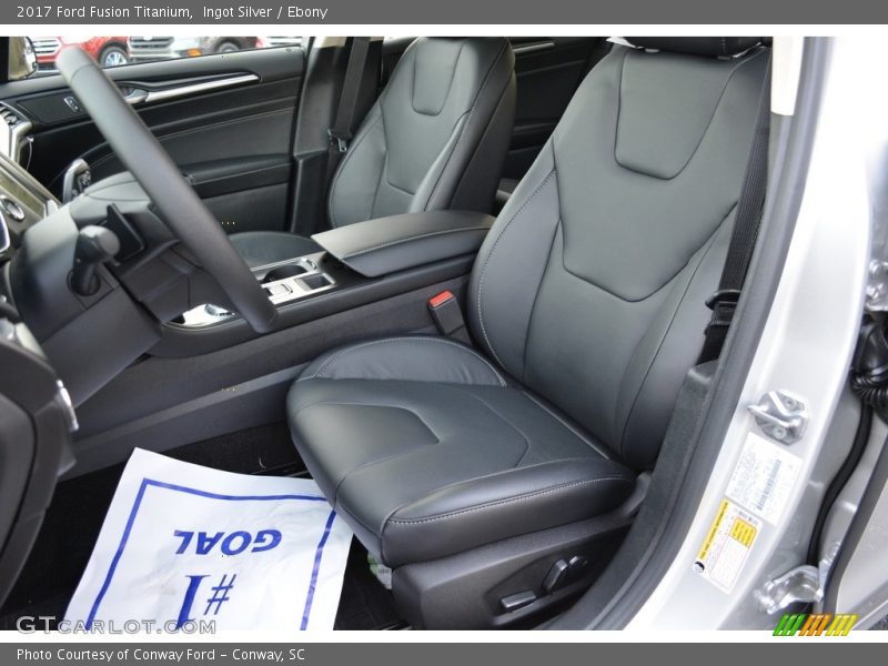 Ingot Silver / Ebony 2017 Ford Fusion Titanium