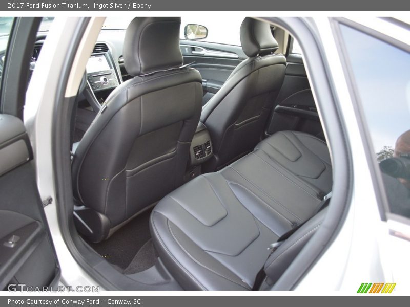 Ingot Silver / Ebony 2017 Ford Fusion Titanium