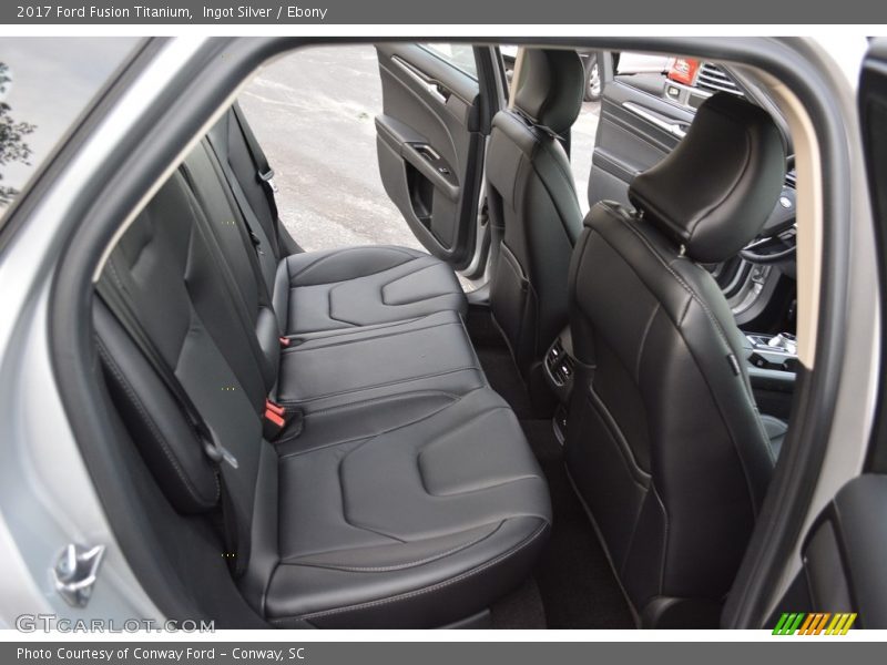 Ingot Silver / Ebony 2017 Ford Fusion Titanium