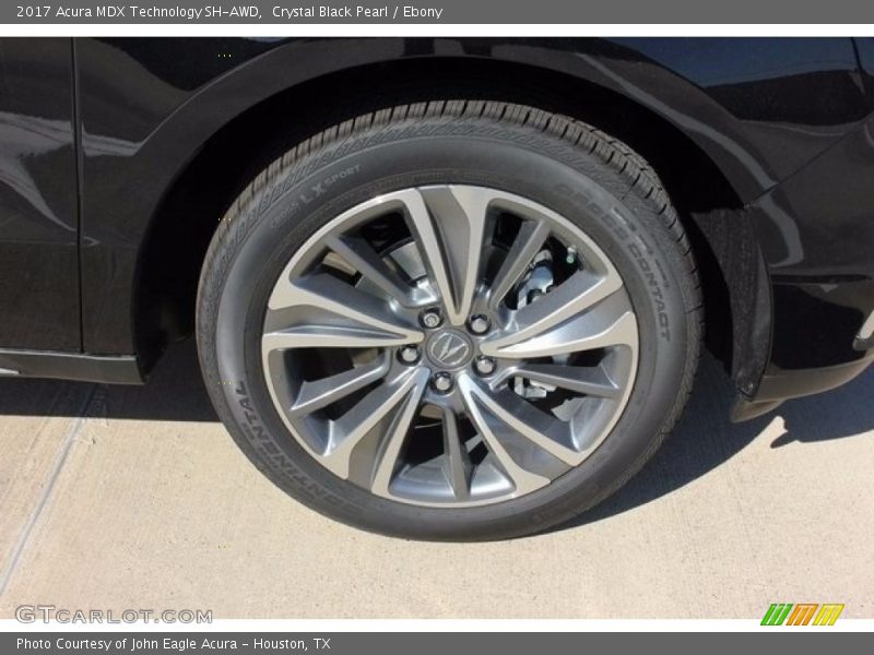 Crystal Black Pearl / Ebony 2017 Acura MDX Technology SH-AWD