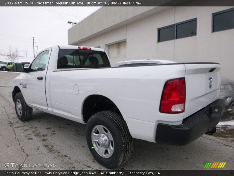Bright White / Black/Diesel Gray 2017 Ram 3500 Tradesman Regular Cab 4x4