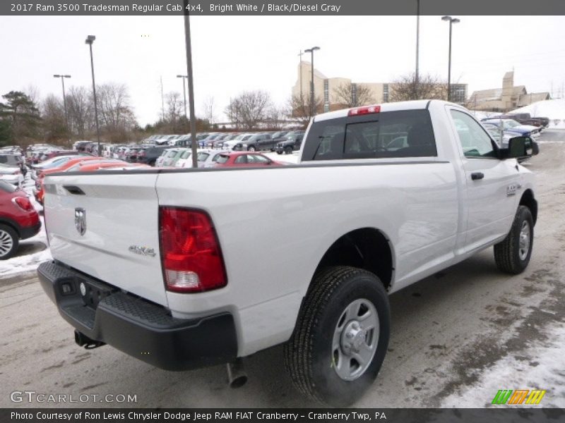 Bright White / Black/Diesel Gray 2017 Ram 3500 Tradesman Regular Cab 4x4