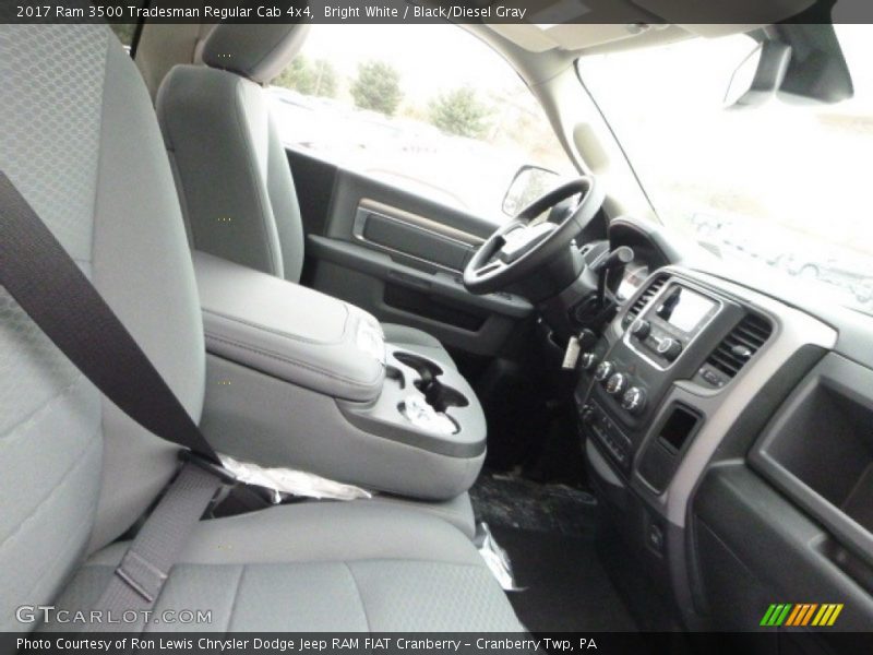Bright White / Black/Diesel Gray 2017 Ram 3500 Tradesman Regular Cab 4x4