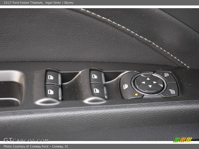 Ingot Silver / Ebony 2017 Ford Fusion Titanium