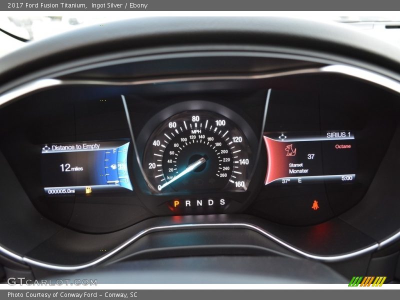 Ingot Silver / Ebony 2017 Ford Fusion Titanium