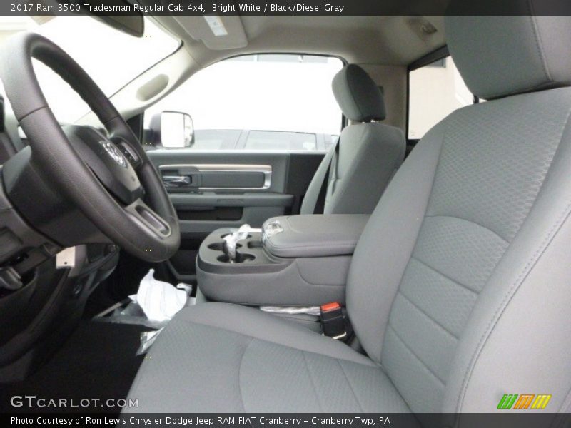 Bright White / Black/Diesel Gray 2017 Ram 3500 Tradesman Regular Cab 4x4