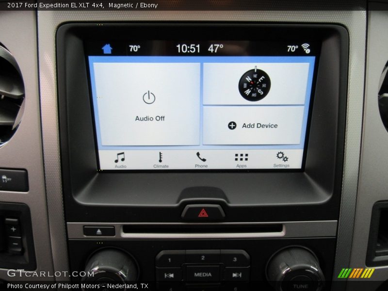 Navigation of 2017 Expedition EL XLT 4x4