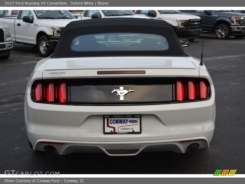 Oxford White / Ebony 2017 Ford Mustang V6 Convertible