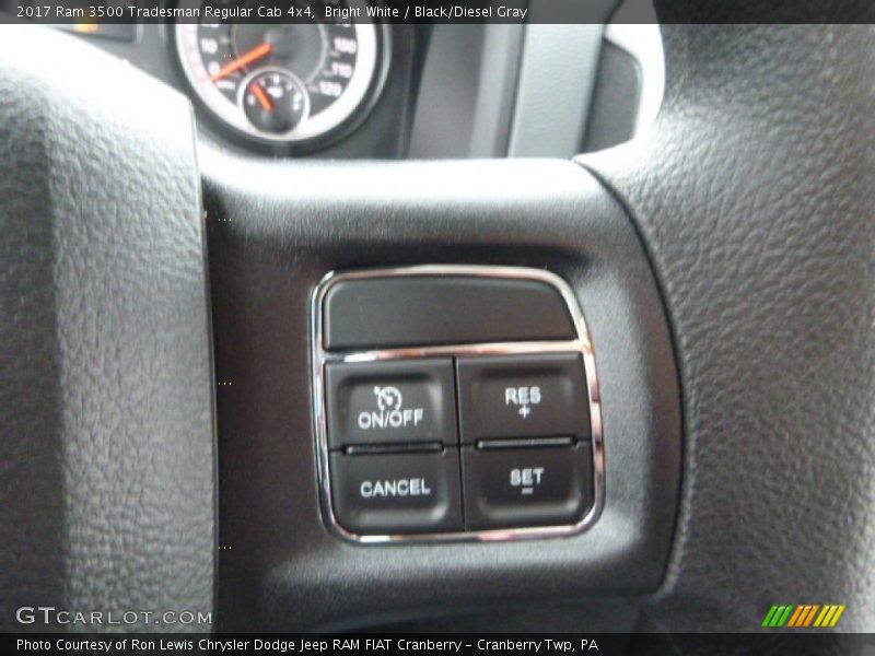 Bright White / Black/Diesel Gray 2017 Ram 3500 Tradesman Regular Cab 4x4