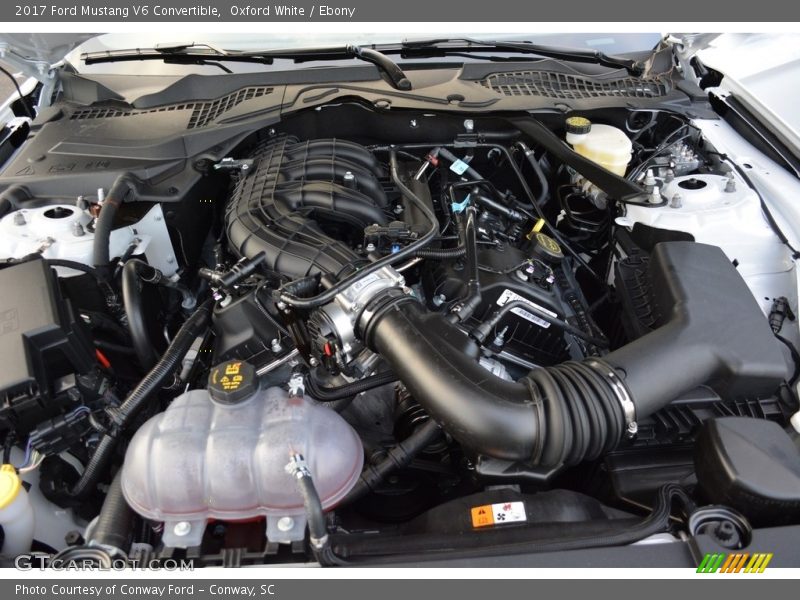  2017 Mustang V6 Convertible Engine - 3.7 liter DOHC 24-Valve Ti-VCT V6