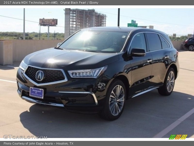 Crystal Black Pearl / Ebony 2017 Acura MDX Technology SH-AWD