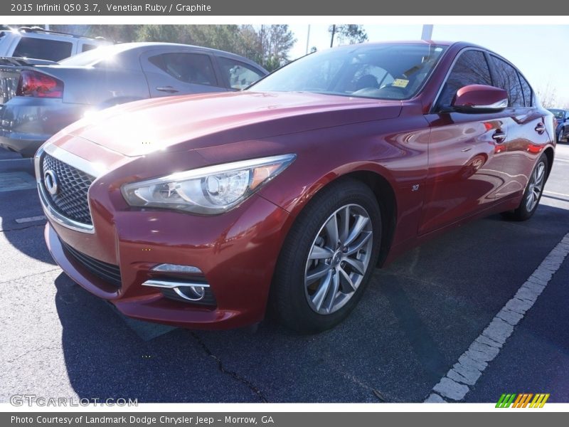 Venetian Ruby / Graphite 2015 Infiniti Q50 3.7