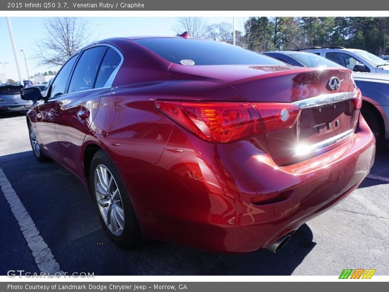 Venetian Ruby / Graphite 2015 Infiniti Q50 3.7